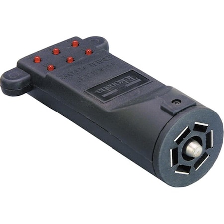 Tekonsha 7-Way Blade Tester And Trailer Emulator With Led Display, 13 x 3 x 11 in. TE62772